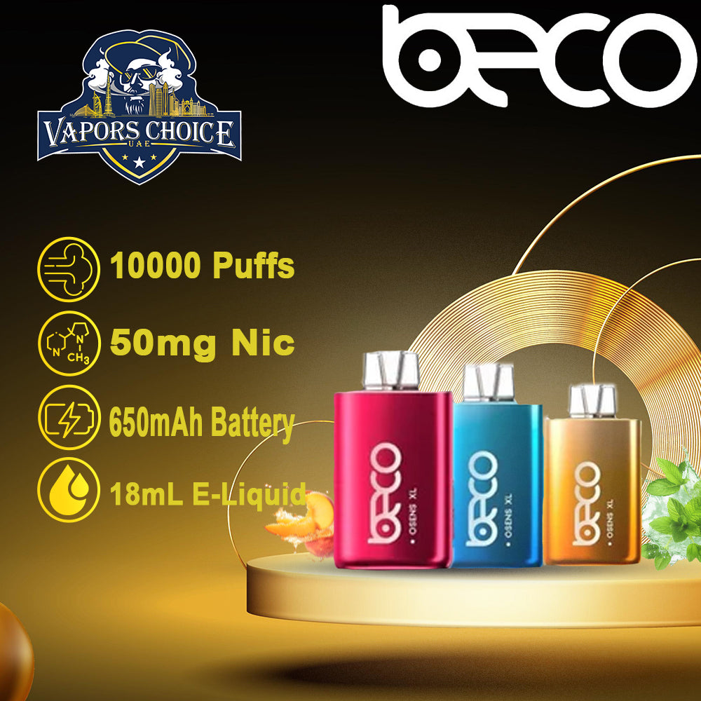 BECO OSENS XL (50mg) 10000 PUFFS - DISPOSABLE VAPE & UAE & Dubai 
