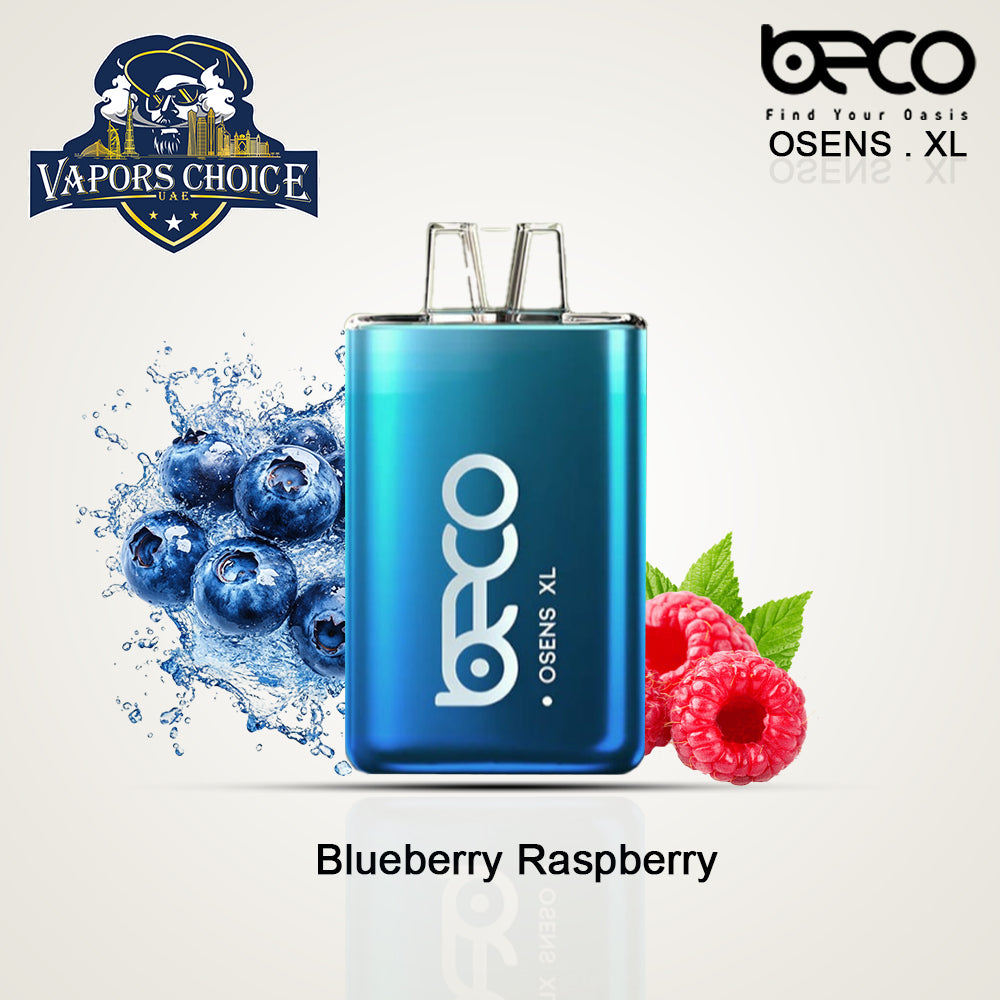 BECO OSENS XL (50mg) 10000 PUFFS  DISPOSABLE VAPE Blueberry Raspberry UAE Abu Dhabi  & Dubai
