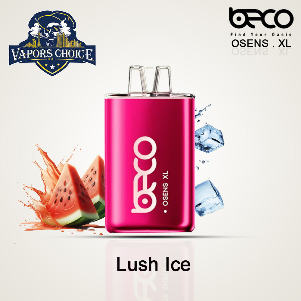 BECO OSENS XL (50mg) 10000 PUFFS  DISPOSABLE VAPE Lush Ice UAE Abu Dhabi & Ajman