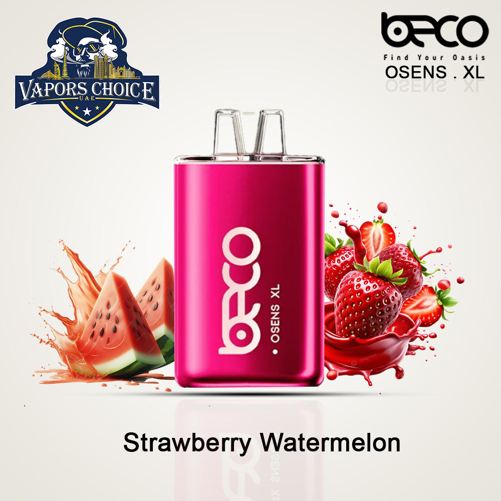BECO OSENS XL (50mg) 10000 PUFFS  DISPOSABLE VAPE Strawberry Watermelon UAE Dubai & Abu Dhabi