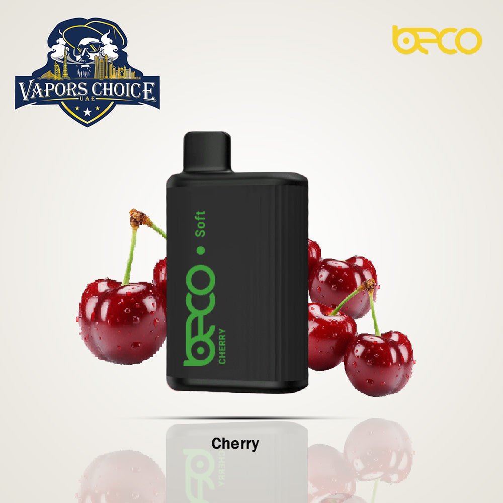 BECO SOFT (20 & 50mg) 6000 - PUFFS DISPOSABLE VAPE (Non-Rechargeable) Cherry UAE Al Ain