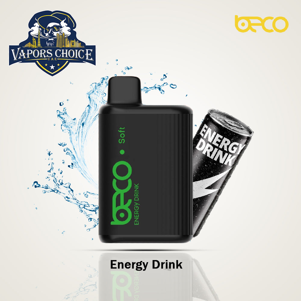 BECO SOFT (20 & 50mg) 6000 - PUFFS DISPOSABLE VAPE (Non-Rechargeable) Energy Drink UAE Dubai & Al Ain