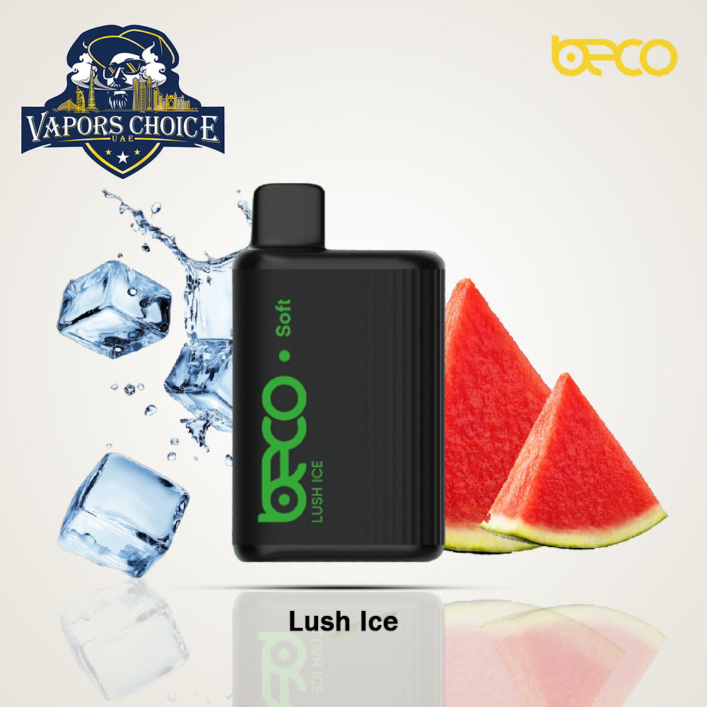 BECO SOFT (20 & 50mg) 6000 - PUFFS DISPOSABLE VAPE (Non-Rechargeable) Lush Ice UAE Dubai & Ajman