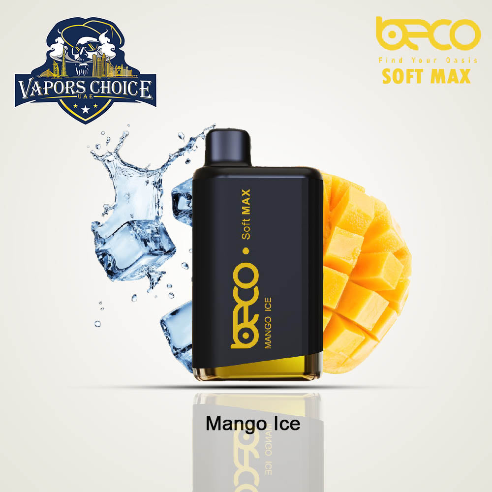 BECO SOFT MAX 12000 PUFFS (20mg) - DISPOSABLE VAPE Mango Ice UAE Ras Al-Khaimah & Al Ain