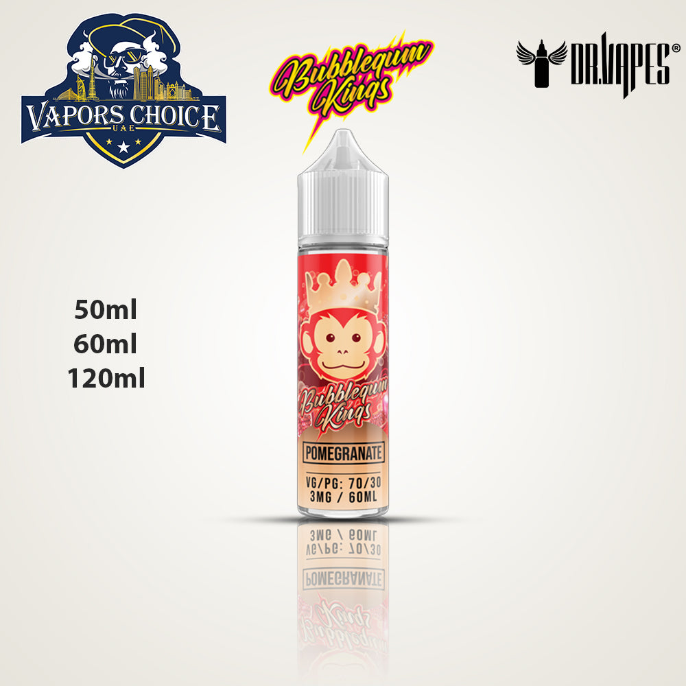BUBBLEGUM KINGS SERIES E-LIQUIDS By DR.VAPE Bubble Gum Kings Pomegranate UAE Al Ain
