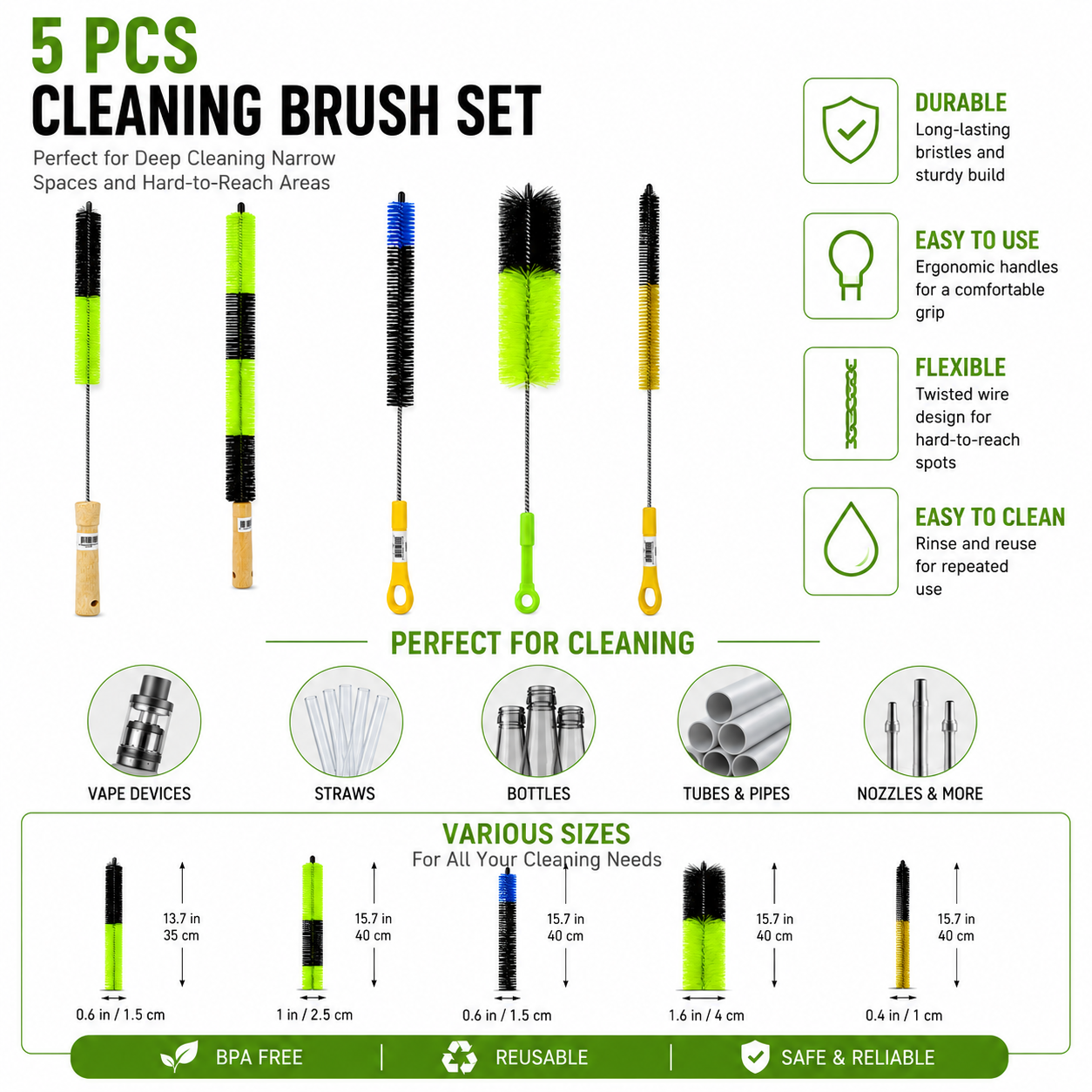 BURSH SHISHA 🧼 – Hookah Cleaning Brush for Traditional Shisha Accessories UAE