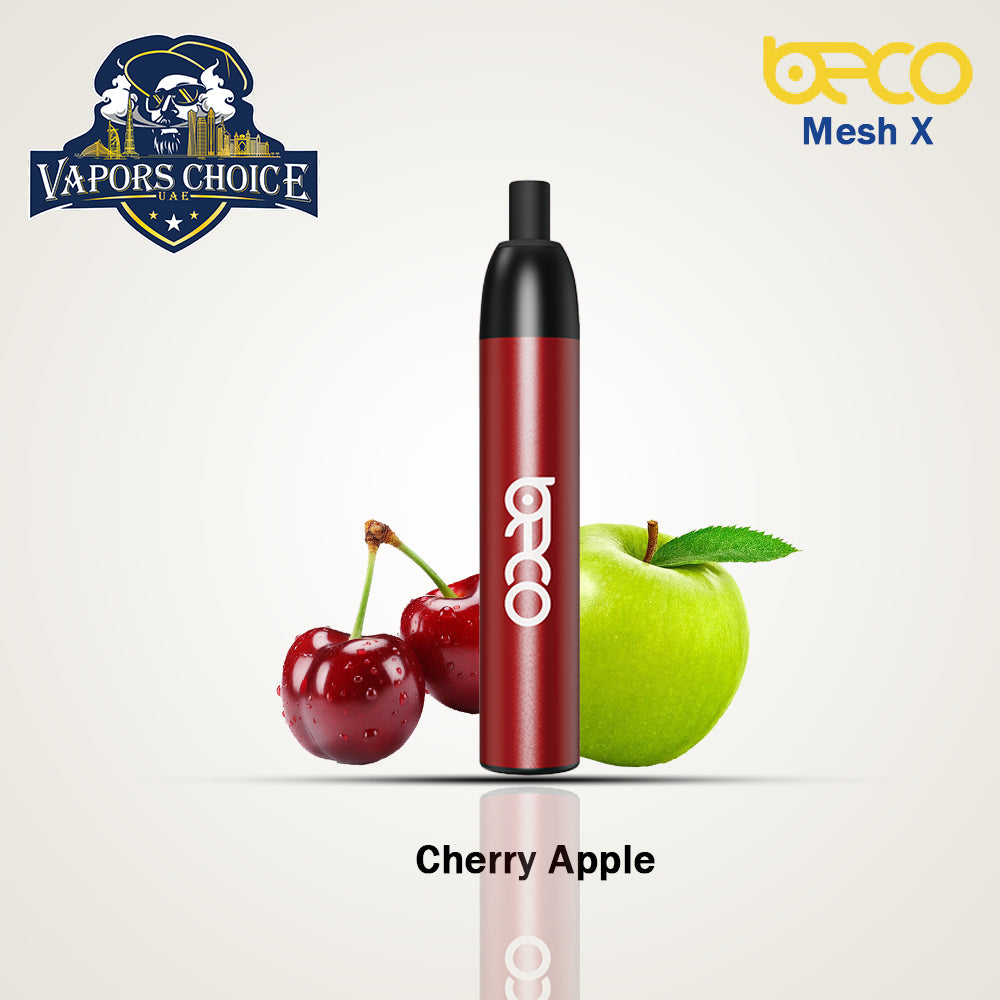 Beco Mesh X 4500 Puffs Disposable Vape Non-Rechargeable Cherry Apple UAE Al Ain
