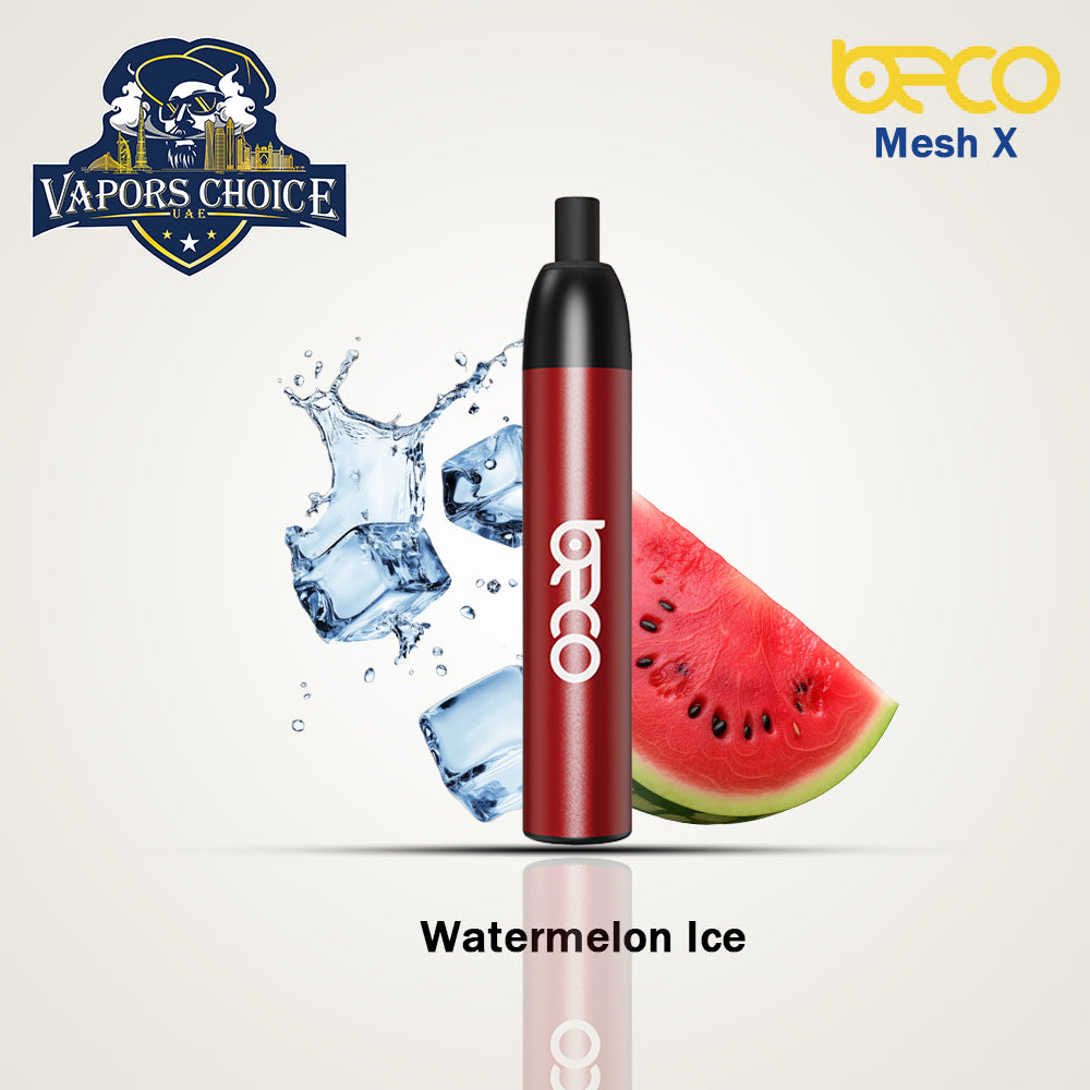 Beco Mesh X 4500 Puffs Disposable Vape Non-Rechargeable Watermelon Ice UAE Dubai & Al Ain