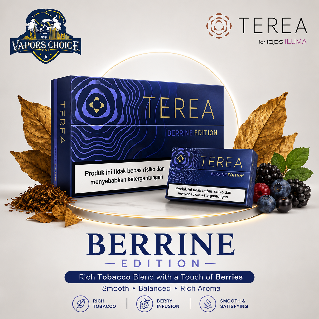 IQOS TEREA Sticks Indonesia (10 Packs) & Berrie Edition & UAE & Dubai