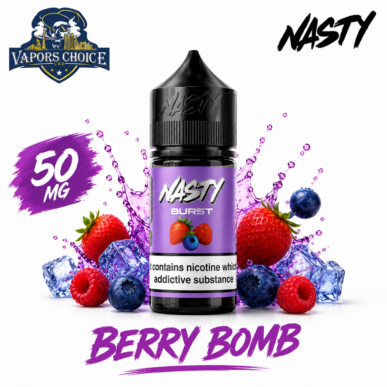 Nasty Burst 30ml Salt Nicotine 35MG & 50MG & 