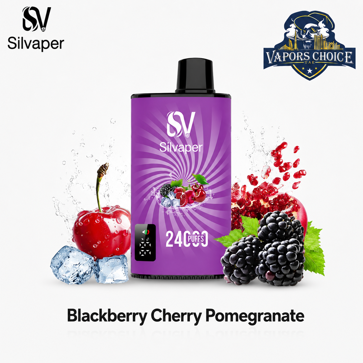 SILVAPER 24000 PUFFS (20mg) - DISPOSABLE VAPE UAE Abu Dhabi 