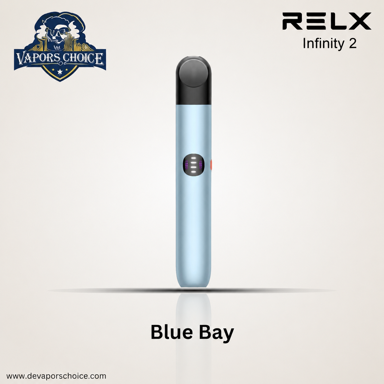 RELX Infinity 2 Device closed Pod System with LED Indicator & Blue Bay & UAE & Ajman 