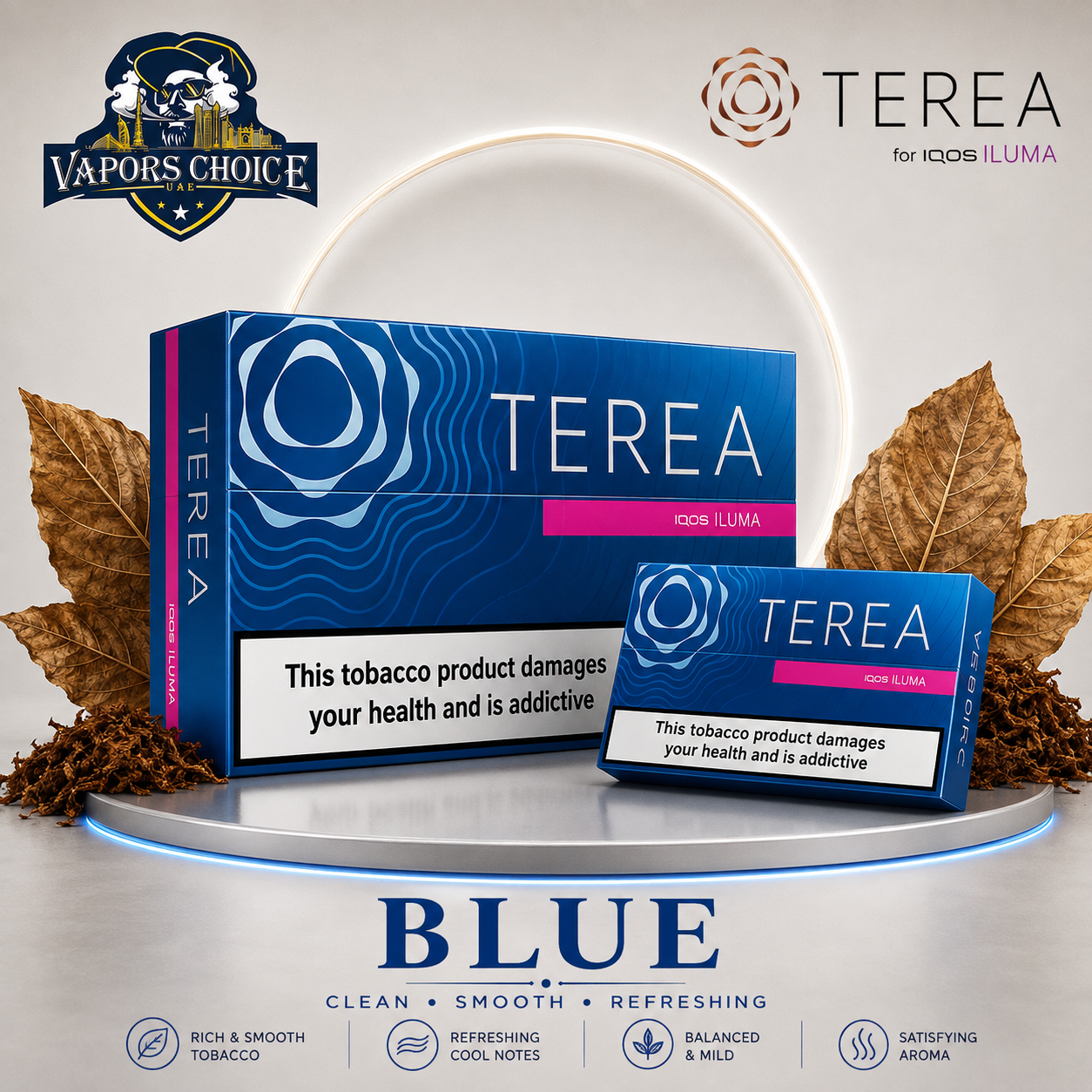 IQOS TEREA Sticks Indonesia (10 Packs) & Blue & UAE & Ajman