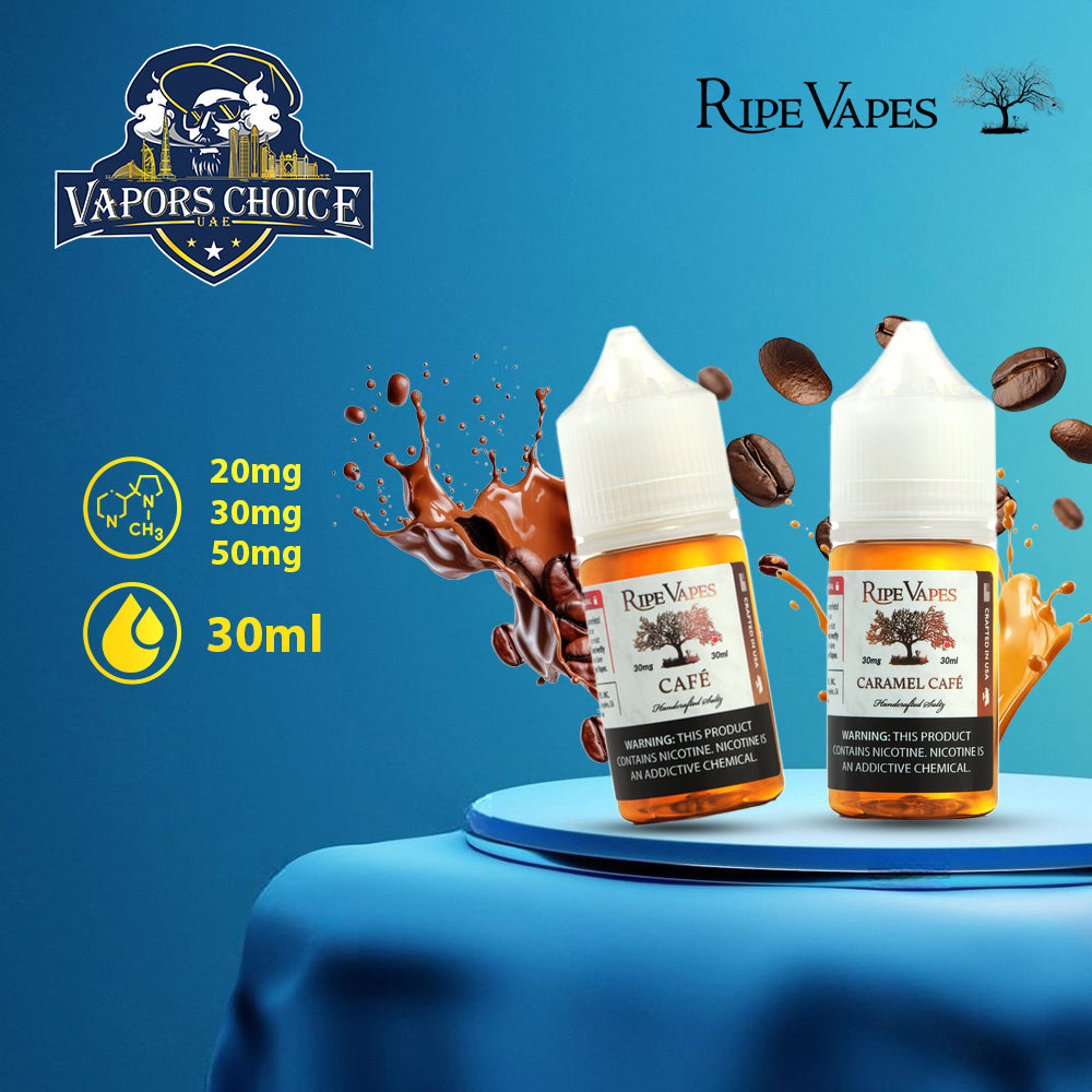 CAFE Collection From Ripe Vapes SALTNIC 30ML Abu Dhabi, Dubai UAE