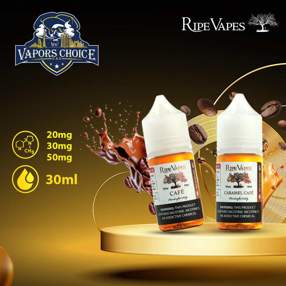 CAFE Collection From Ripe Vapes SALTNIC 30ML Abu Dhabi, Dubai UAE