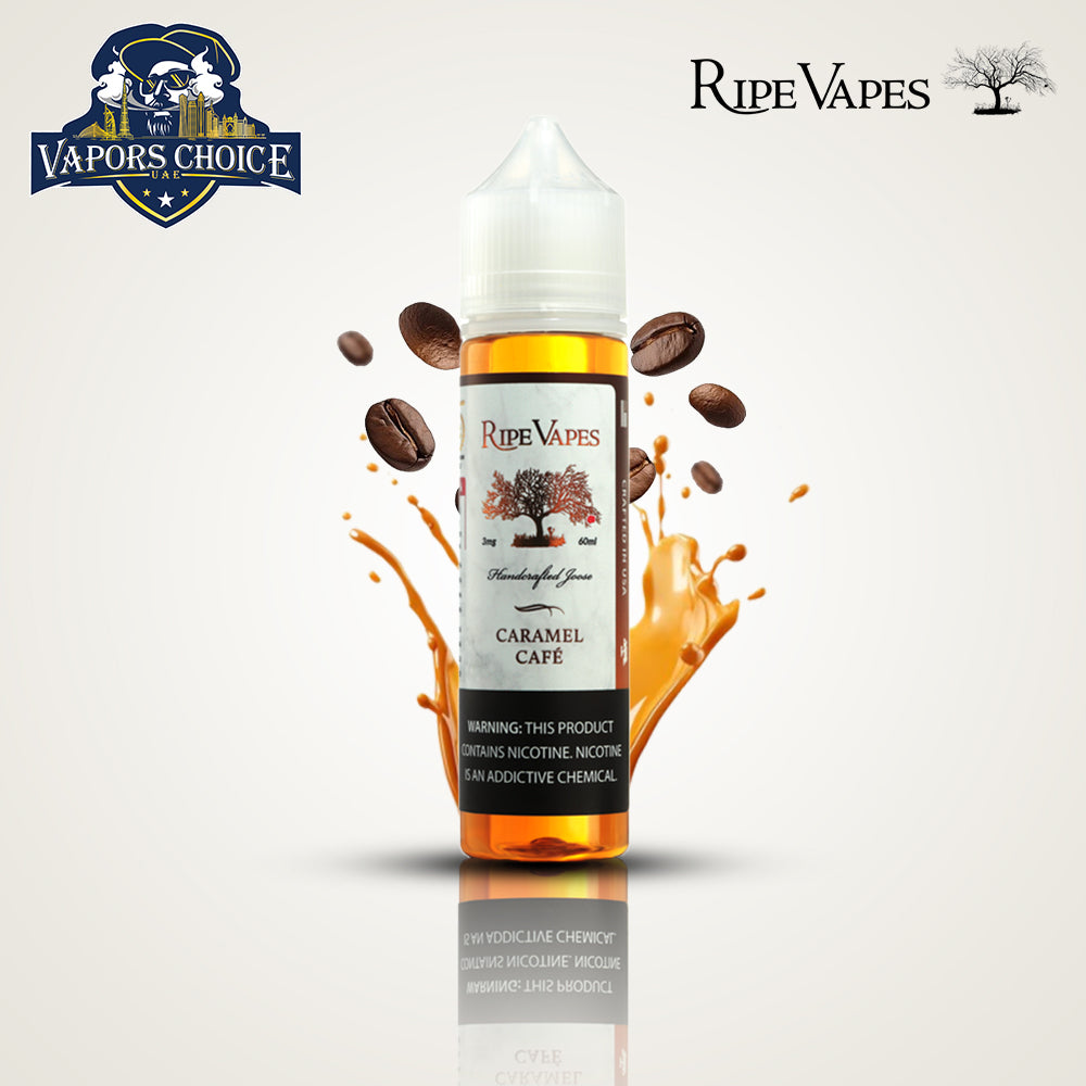 CAFE Collection From Ripe Vapes E LIQUID 60ML & 120ML Caramel Cafe Abu Dhabi, Dubai UAE