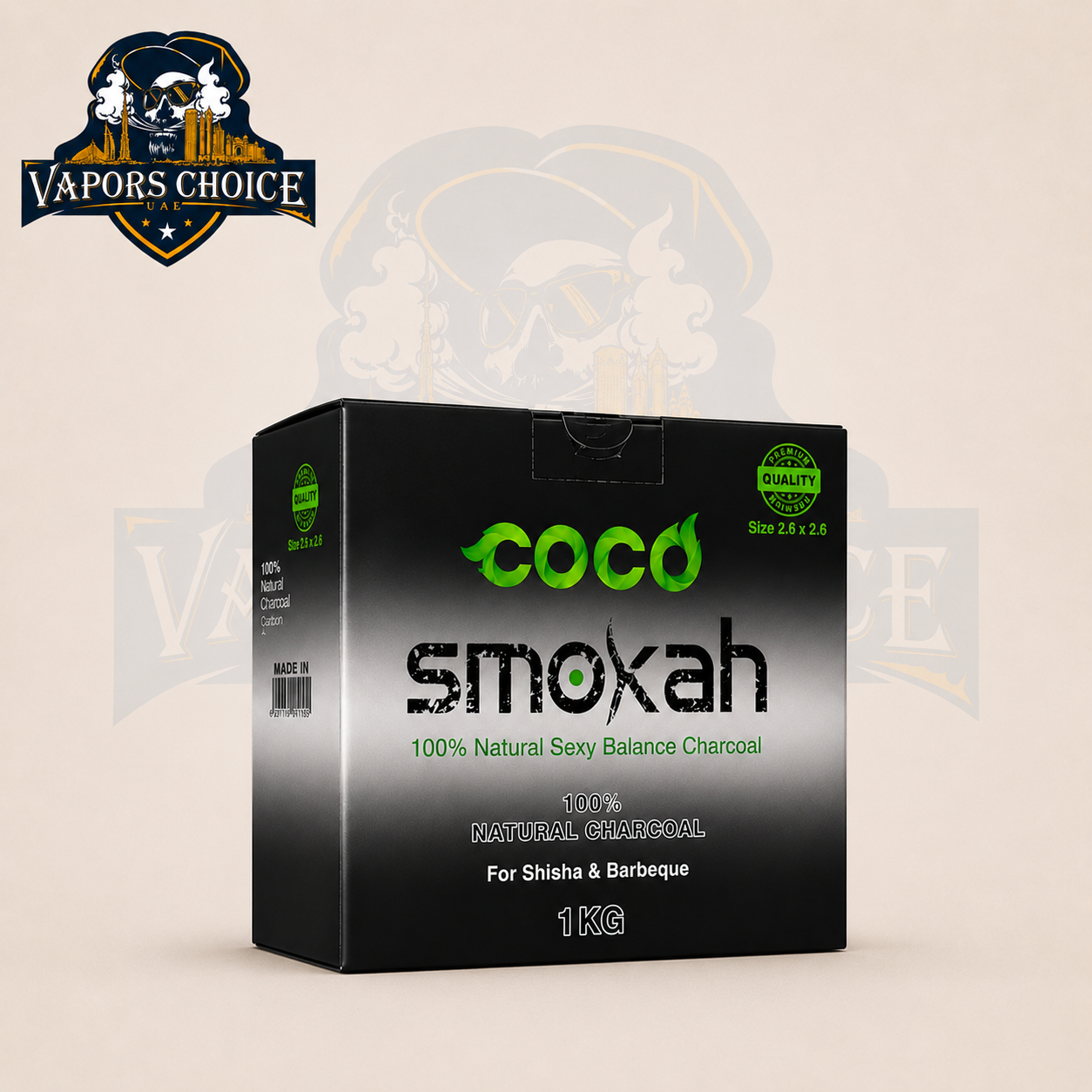 CHARCOAL COCO SMOKAH 2.6 1KG Fujairah, UAE
