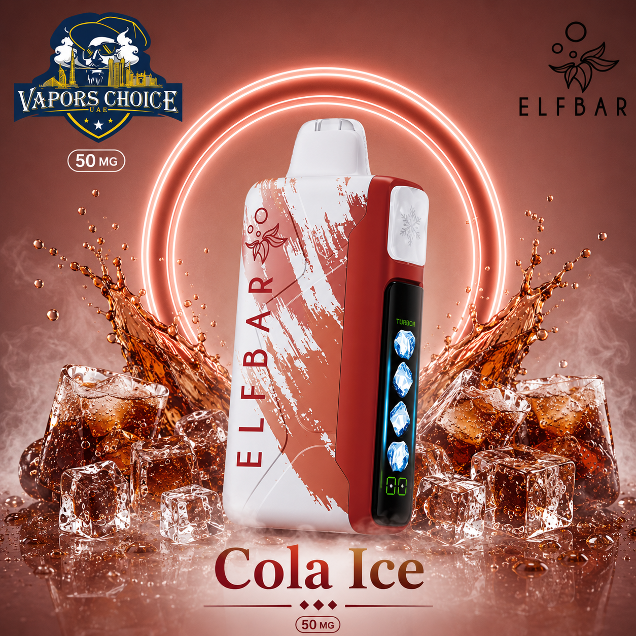 ELF BAR Ice King 30,000 Puffs – Disposable Vape & Cola Ice & UAE & Ras Al Khaimah