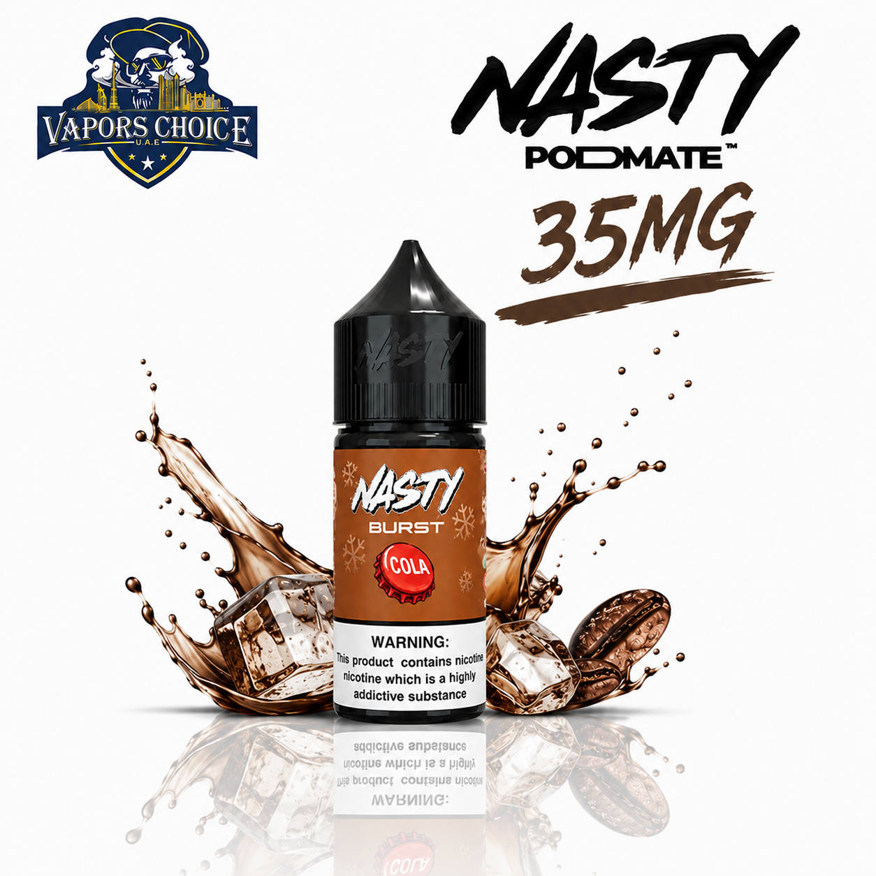Nasty Burst 30ml Salt Nicotine 35MG & 50MG UAE Abu Dhabi & Dubai 