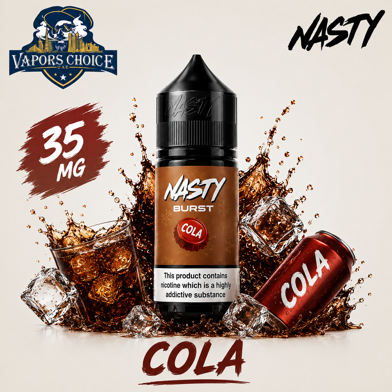 Nasty Burst 30ml Salt Nicotine 35MG & 50MG & UAE & Umm Al Quwain