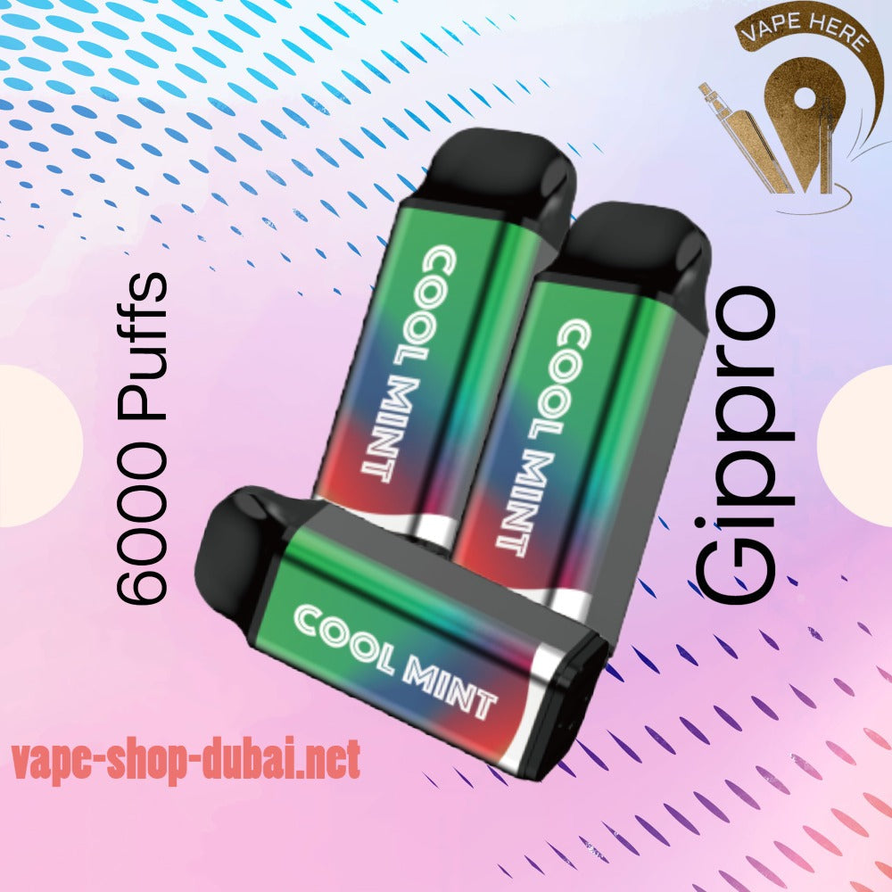 GIPPRO BLING BLING Cool Mint 6000 PUFFS UAE Sharjah