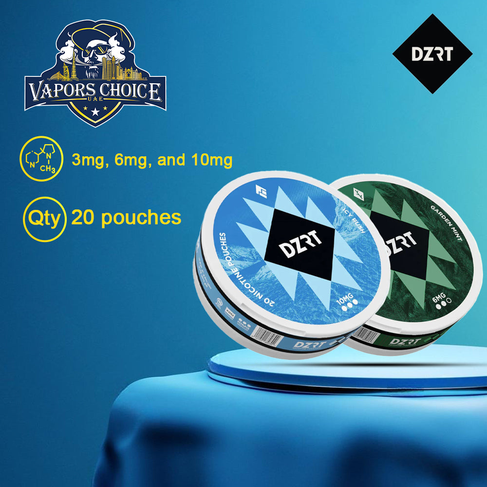 DZRT Nicotine Pouches 1st UAE Abu Dhabi