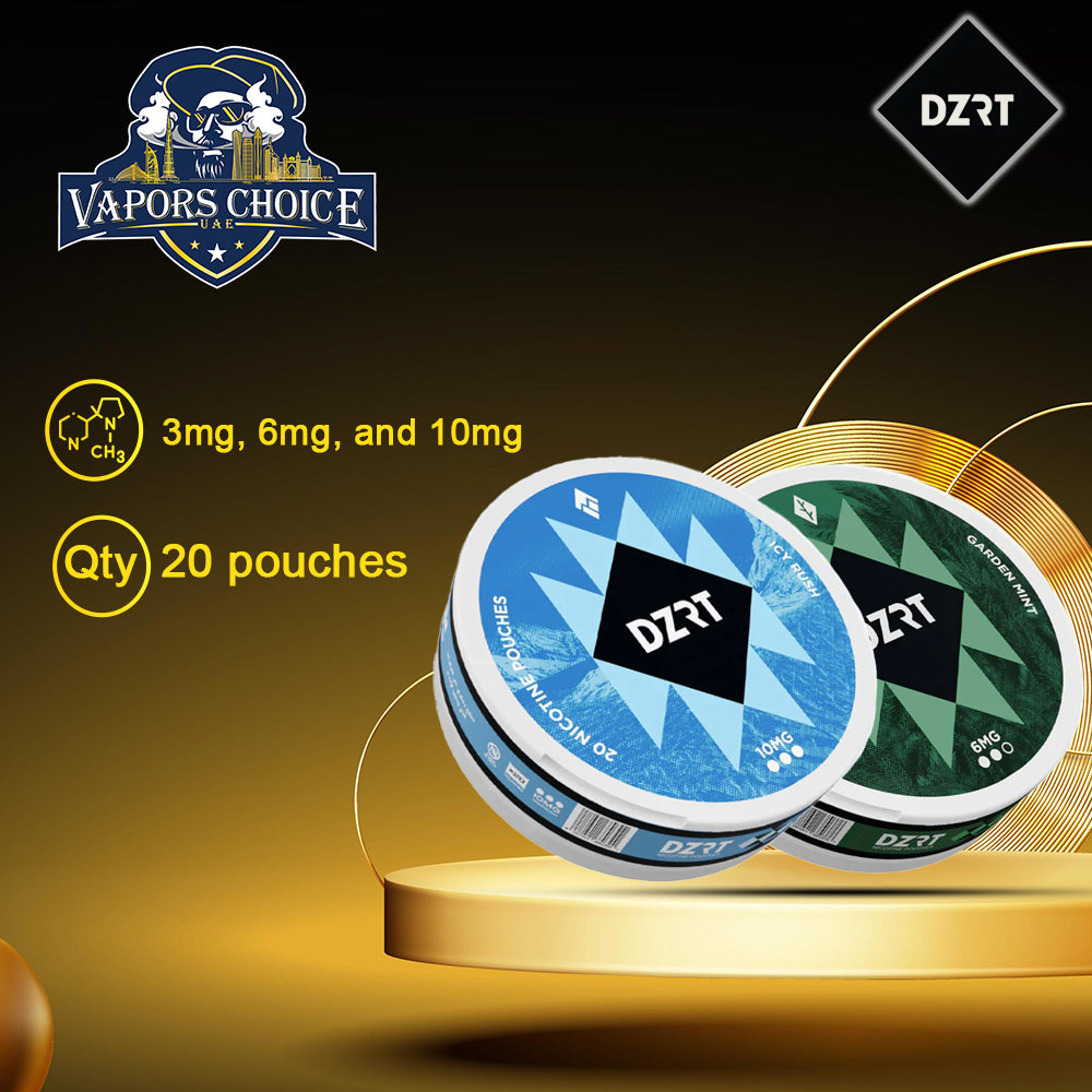 DZRT Nicotine Pouches 1st UAE Dubai