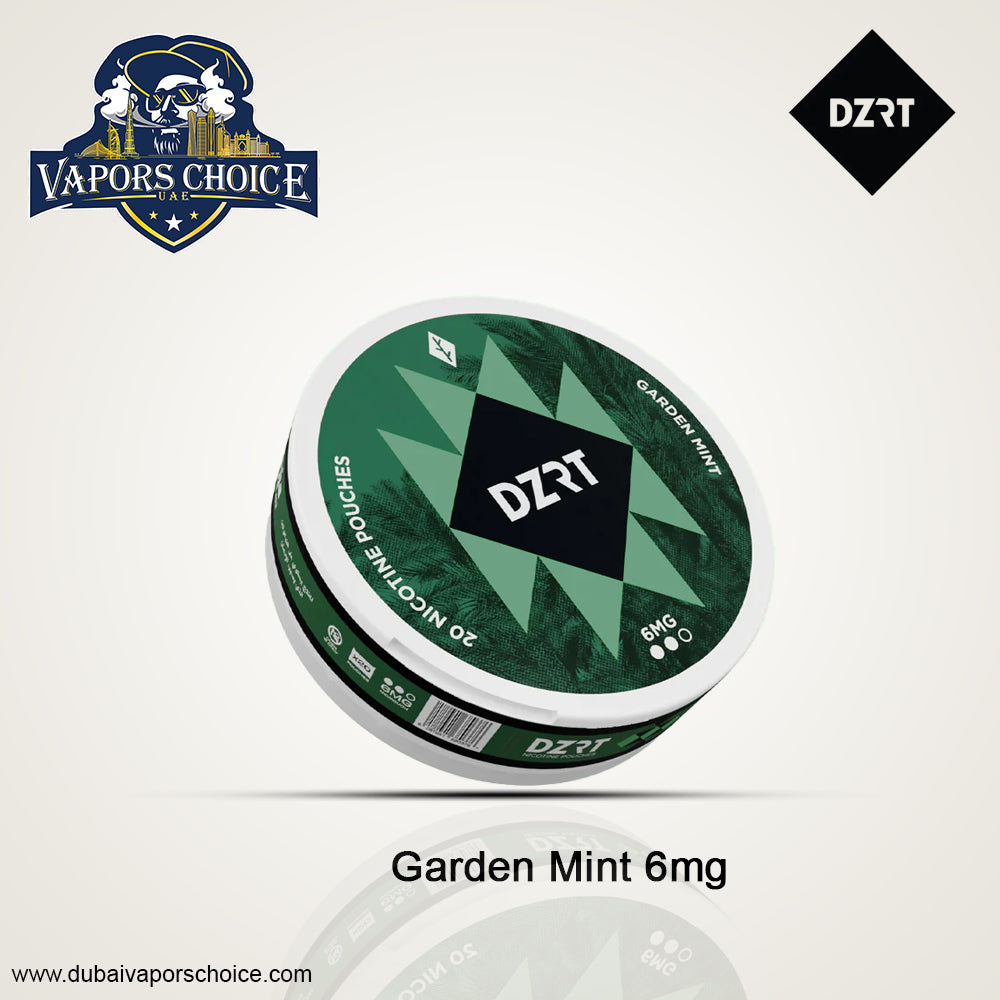 DZRT Nicotine Pouches Garden Ming 6mg UAE Au Dhabi