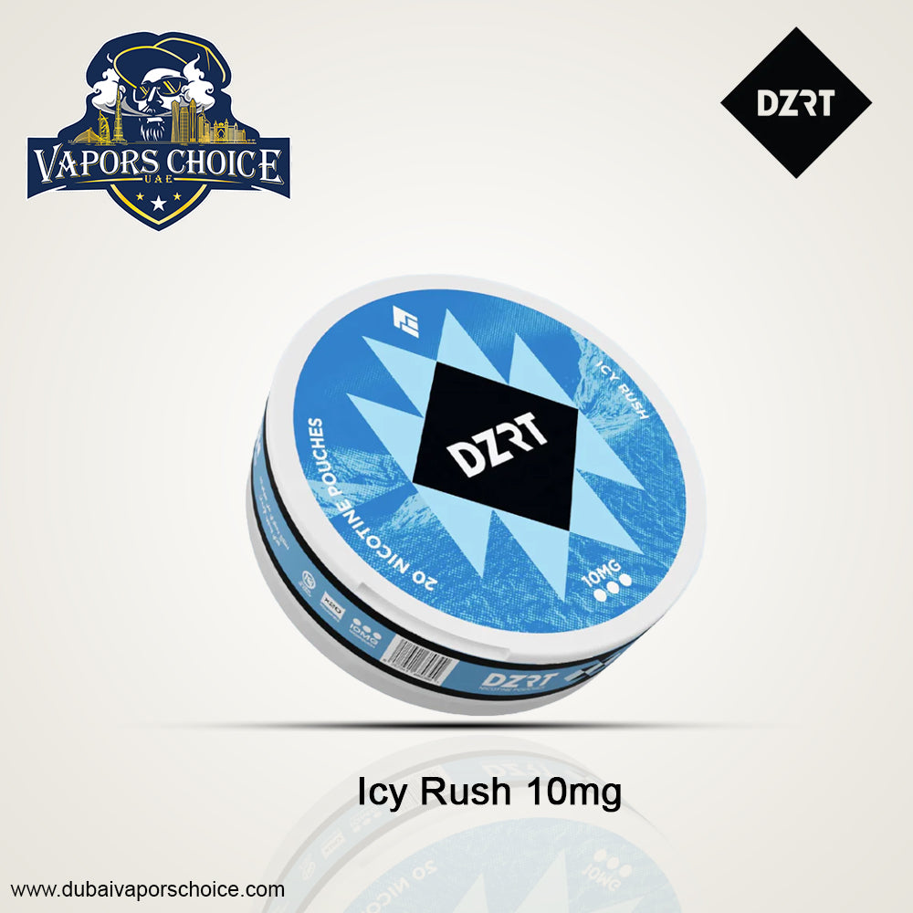 DZRT Nicotine Pouches Icy Rush 10mg UAE Dubai