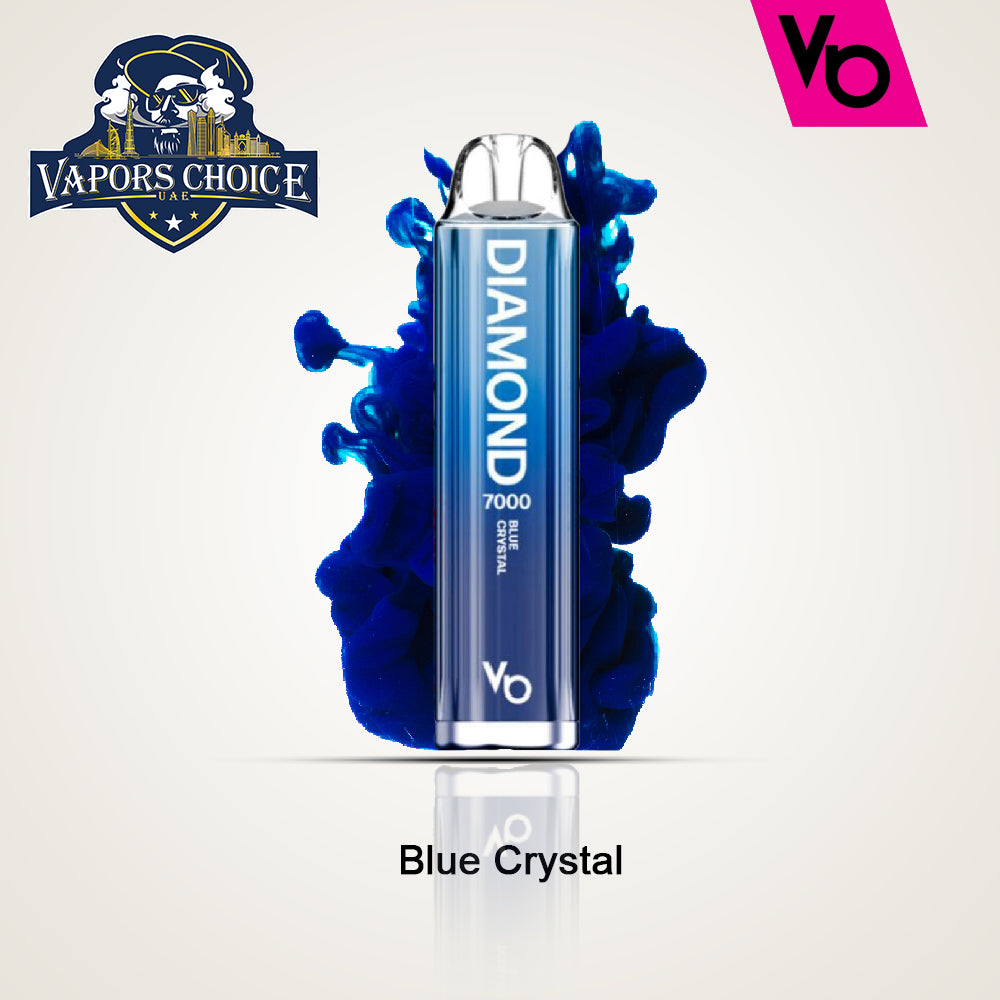 Diamond (20mg) 7000 PUFFS - DISPPOSABLE VAPE by Vapes Bars Blue Crystal UAE Dubai
