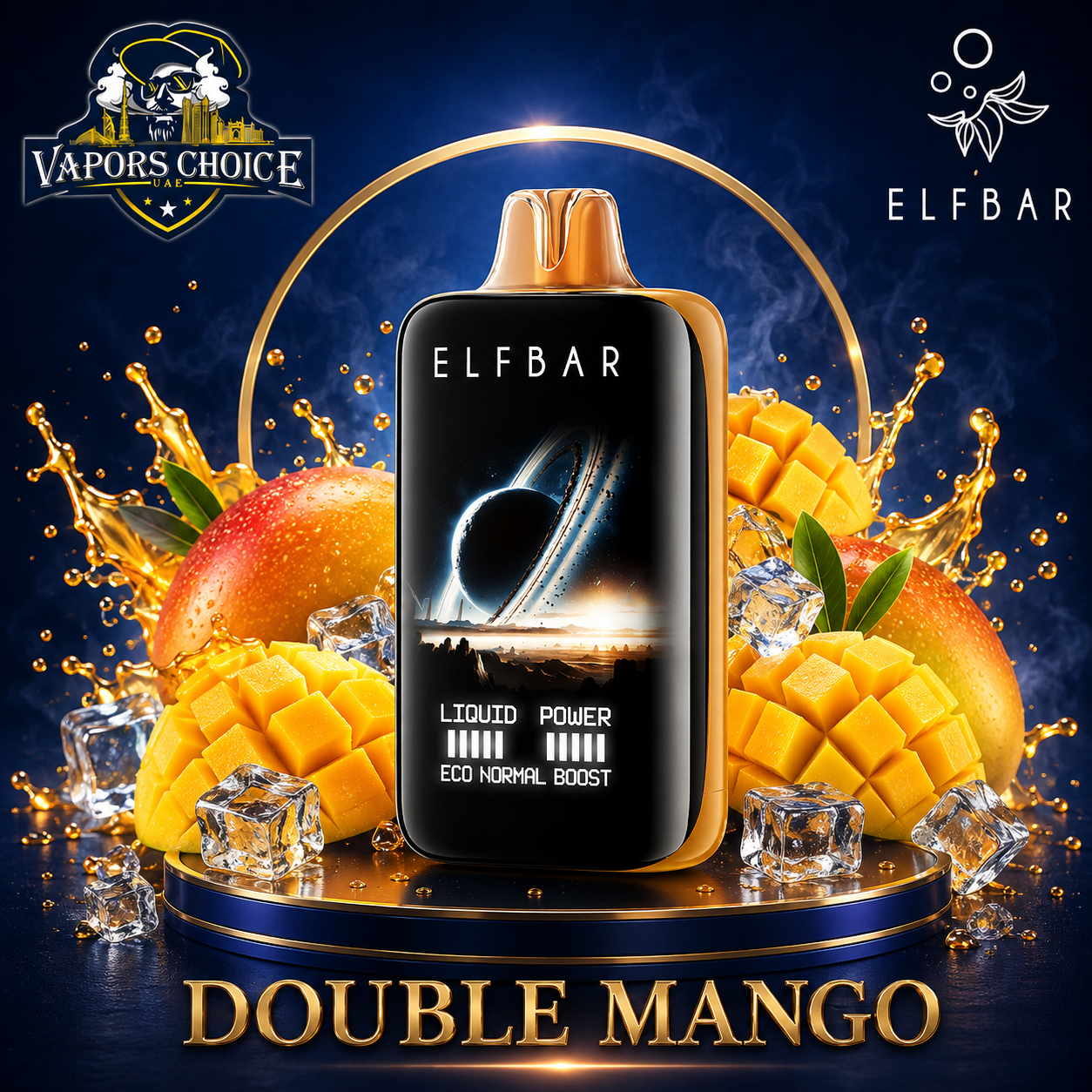 ELF BAR MOONNIGHT 40K Puffs – Disposable Vape & Double Mango & UAE & Umm Al Quwain