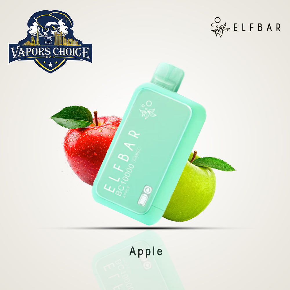 ELFBAR BC10000 (20mg & 50mg) 10000 PUFFS - DISPOSABLE VAPE Apple UAE Dubai