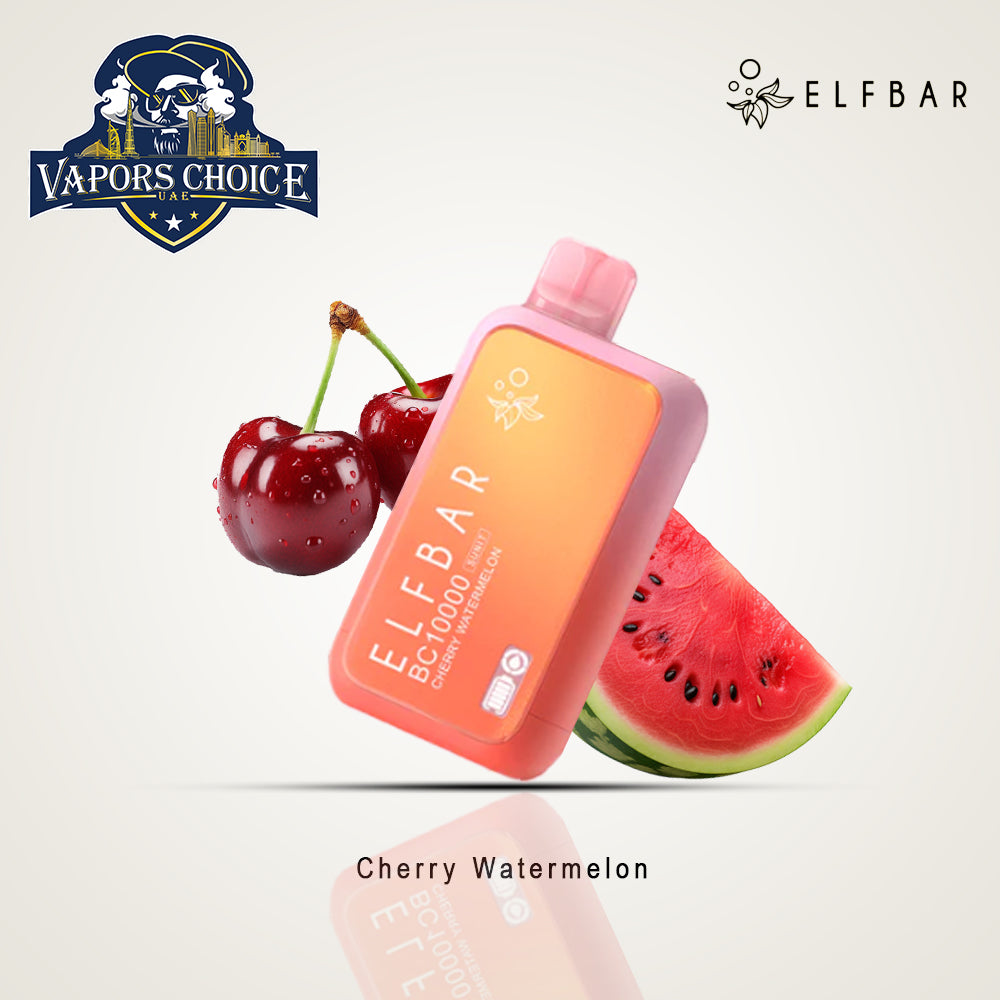 ELFBAR BC10000 (20mg & 50mg) 10000 PUFFS - DISPOSABLE VAPE Cherry Watermelon UAE Ras Al-Khaimah & Ajman
