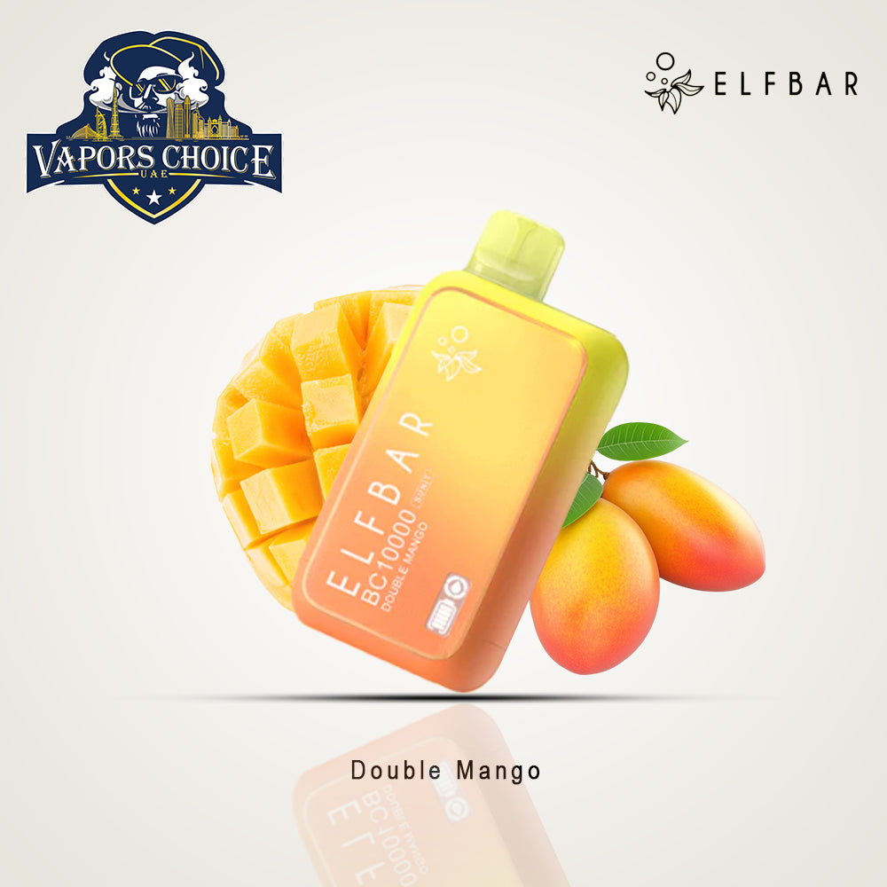 ELFBAR BC10000 (20mg & 50mg) 10000 PUFFS - DISPOSABLE VAPE Double Mango UAE Ras Al-Khaimah & Al Sharjah