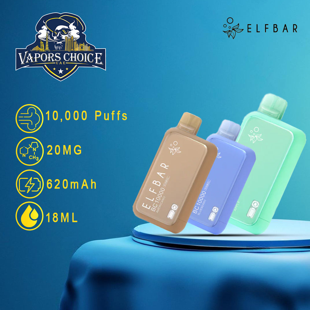 ELFBAR BC10000 (20mg & 50mg) 10000 PUFFS - DISPOSABLE VAPE 1st UAE Abu Dhabi