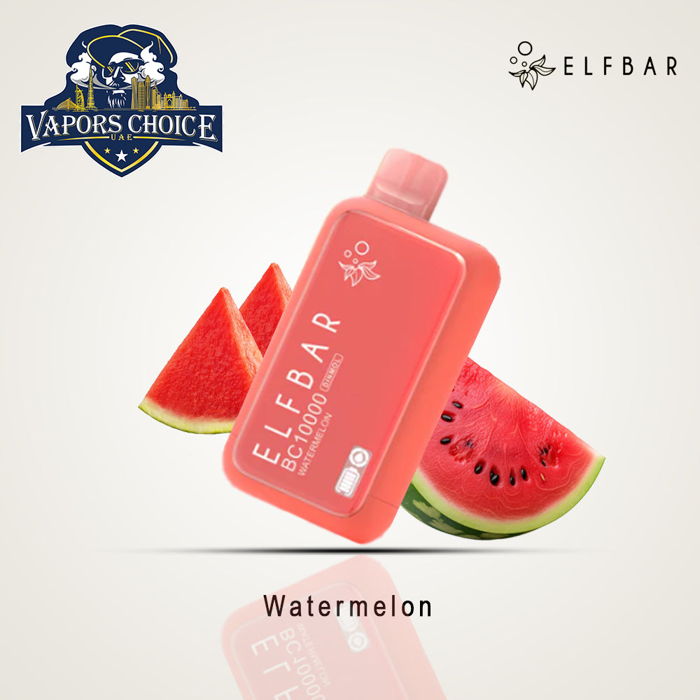 ELFBAR BC10000 (20mg & 50mg) 10000 PUFFS - DISPOSABLE VAPE Watermelon UAE Al Ain Ras Al-Khaimah