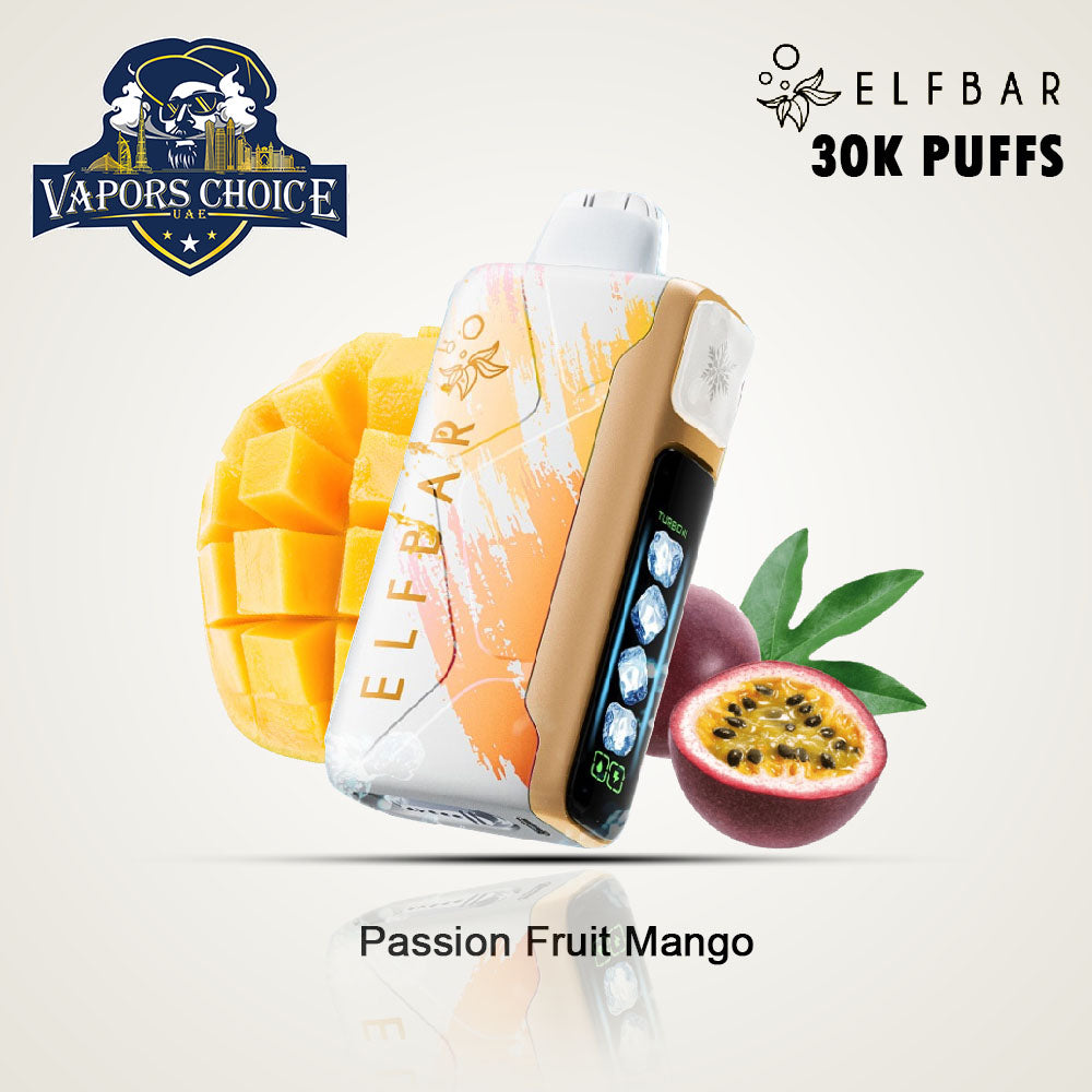 ELFBAR Ice King 30K Disposable Vape Passion Fruit Mango UAE Ras Al-Khaimah 