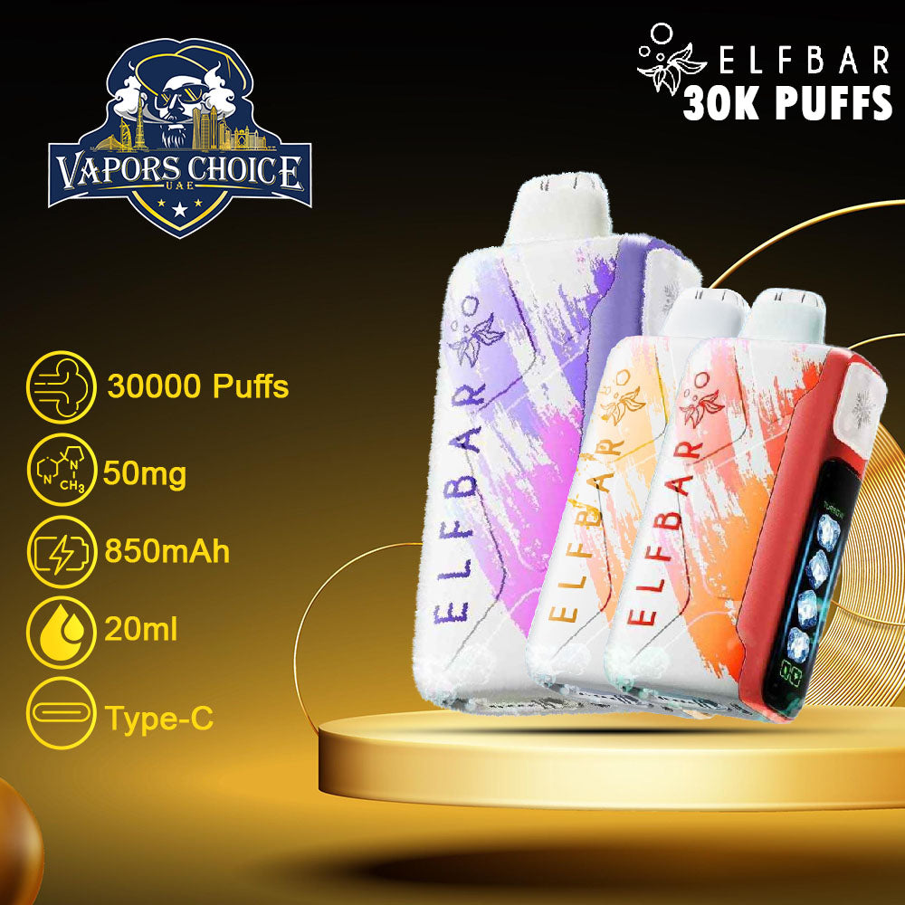 ELF BAR Ice King 30000 PUFFS Disposable Vape 2st UAE Abu Dhabi