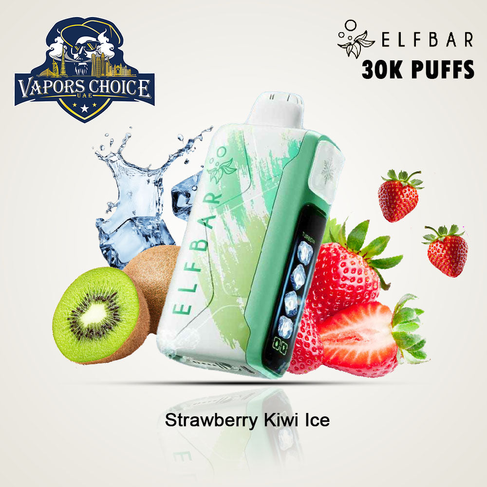 ELF BAR Ice King 30K Disposable Vape Strawberry Kiwi Ice UAE Dubai & Ajman