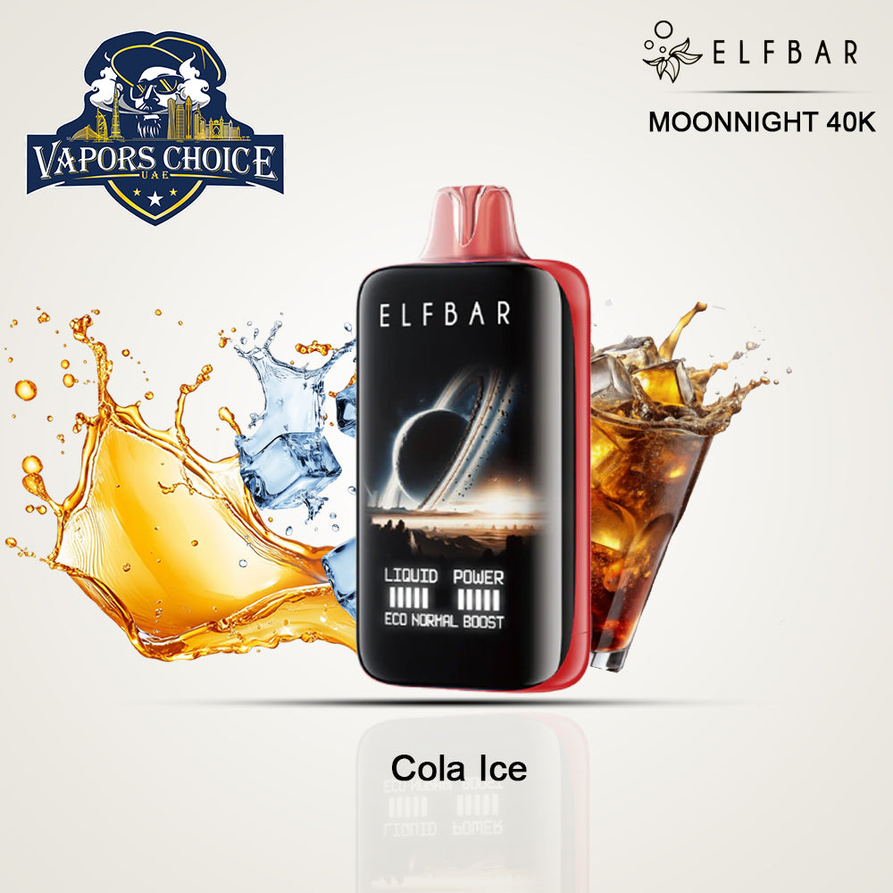 ELF BAR MOONNIGHT 40K PUFFS-DISPOSABLE VAPE Cola Ice UAE Dubai & Al Ain