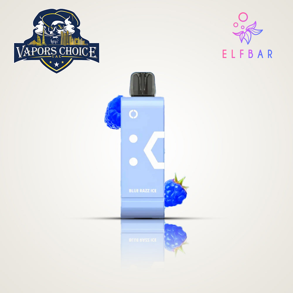 ELFBAR EW9000 (50mg) 9000 PUFFS Disposable Pods & Kit Blue Razz Ice UAE Al Ain