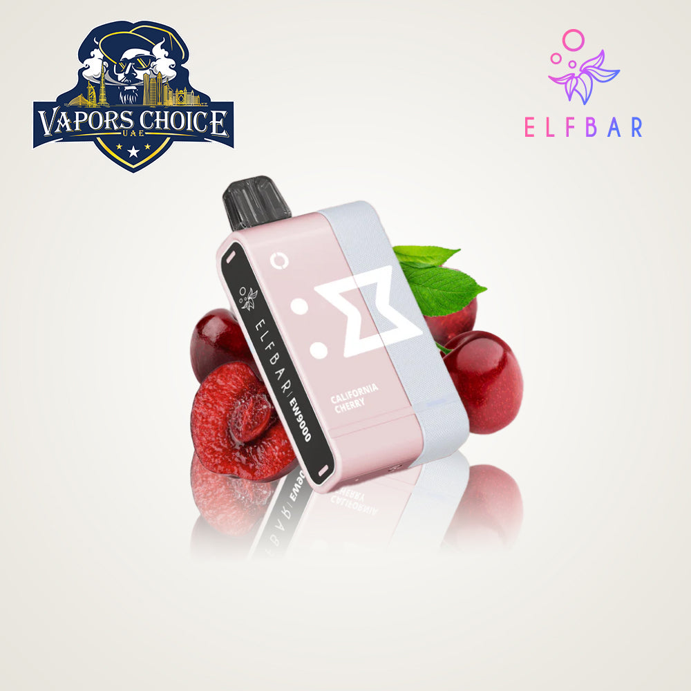 ELFBAR EW9000 (50mg) 9000 PUFFS Disposable Pods & Kit UAE California Cherry UAE Ajman 