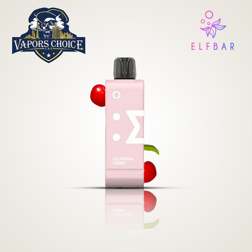 ELFBAR EW9000 (50mg) 9000 PUFFS Disposable Pods & Kit California Cherry UAE Ajman