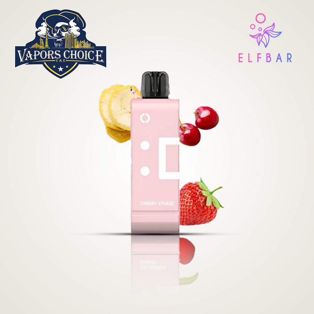 ELFBAR EW9000 (50mg) 9000 PUFFS Disposable Pods & Kit Cherry Strazz UAE Ras Al Khaimah