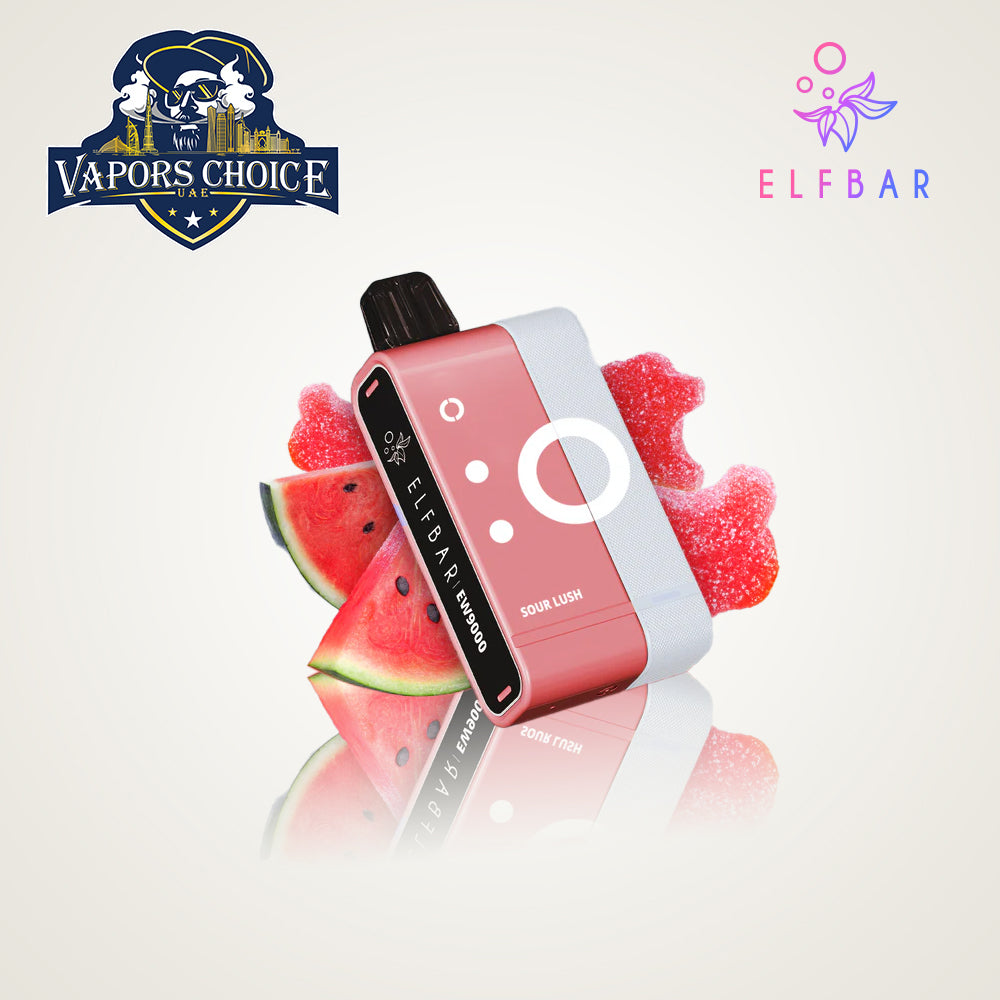 ELFBAR EW9000 (50mg) 9000 PUFFS Disposable Pods & Kit Sour Lush UAE Umm Al Quwain