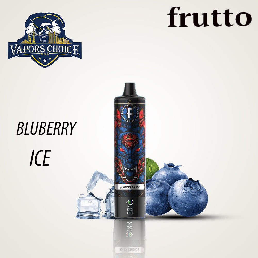 FRUTTO 18000 PUFFS (50mg) - DISPOSABLE VAPE Blueberry Ice UAE Dubai & Al Ain