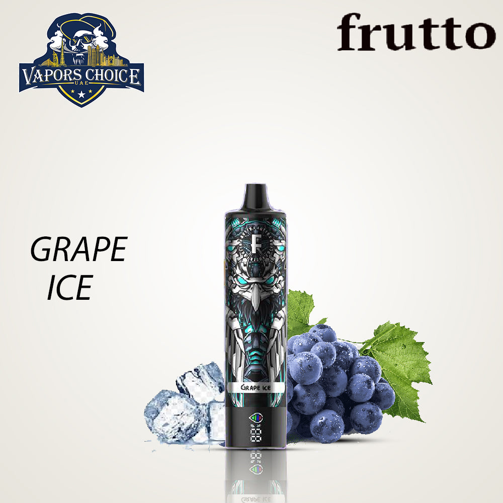 FRUTTO 18000 PUFFS (50mg) - DISPOSABLE VAPE Grape Ice UAE Al Sharjah