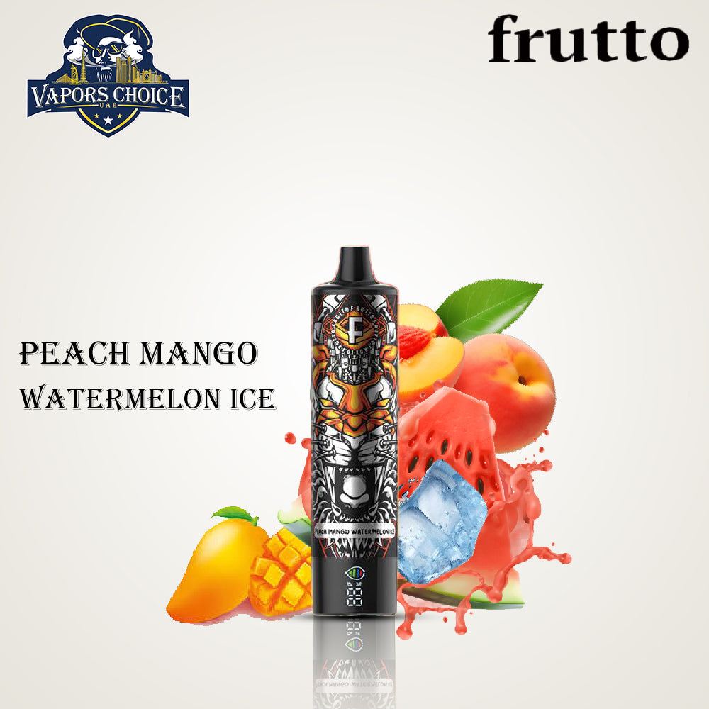 FRUTTO 18000 PUFFS (50mg) - DISPOSABLE VAPE Peach Mango Watermelon Ice UAE Ajman