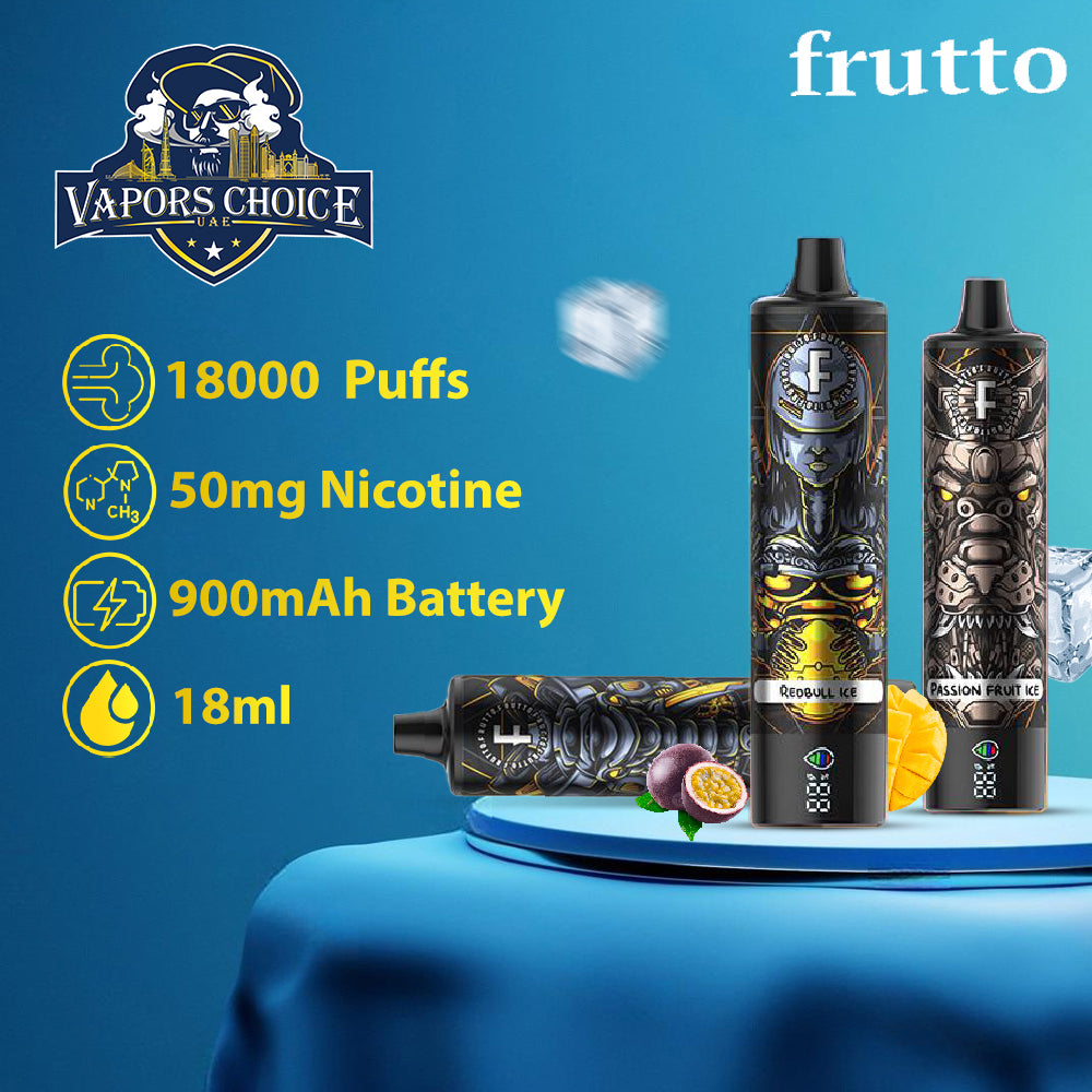 FRUTTO 18000 PUFFS (50mg) - DISPOSABLE VAPE 1st UAE Abu Dhabi