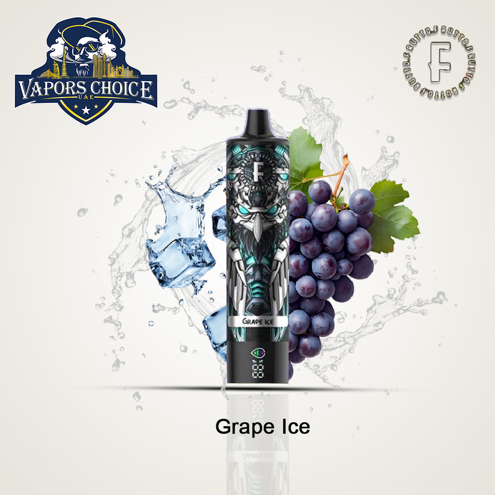 FRUTTO 18000 PUFFS (50mg)DISPOSABLE VAPE Grape Ice UAE Dubai & Al Ain